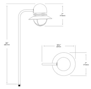 PR-6520 Path and Area Light by Vista Lighting