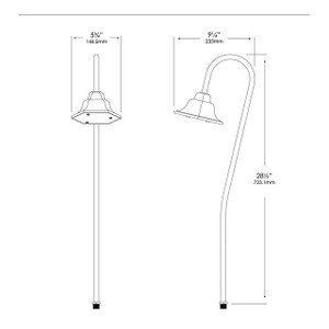 PR-7210 Path and Area Light by Vista Lighting