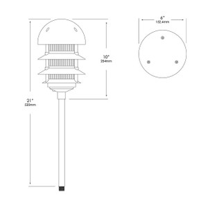 PR-7223 Path and Area Light by Vista Lighting