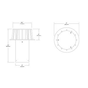 BR-8203 Beacon and Bollard Light by Vista Lighting