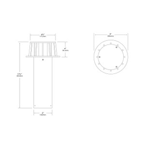 BR-8204 Beacon and Bollard Light by Vista Lighting