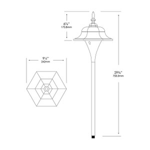 PR-9250 Path and Area Light by Vista Lighting