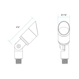 GR-2207 Up and Spot Light by Vista Lighting