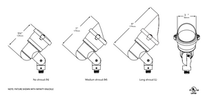 1081 Up and Spot Light by Vista Lighting