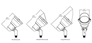 1090 Up and Spot Light by Vista Lighting