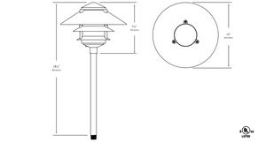 1205 Path and Area Light by Vista Lighting