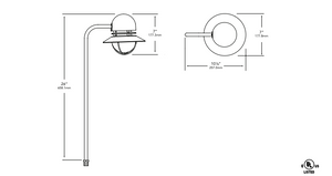 1221 Path and Area Light by Vista Lighting