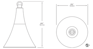 4216 Hanging Light by Vista Lighting