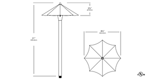 6517 Path and Area Light by Vista Lighting