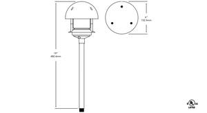 1211 Path and Area Light by Vista Lighting