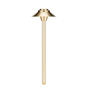 2128-BSN Brass Path and Area Light by Vista Lighting
