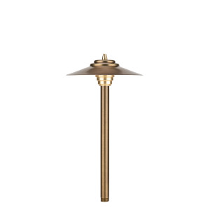 2130-BSO Olde Brass Path and Area Light by Vista Lighting