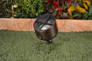 BIG BANG 12v Brass Up Light by Unique Lighting Systems