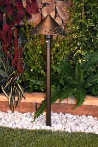 CONSTELLATION 12v Brass Path Light by Unique Lighting Systems