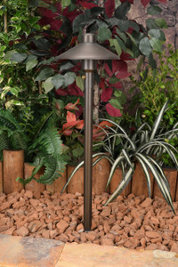 12v MERCURY 7 Brass Path Light by Unique Lighting Systems