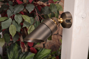 12v COMET Brass Down Light by Unique Lighting Systems