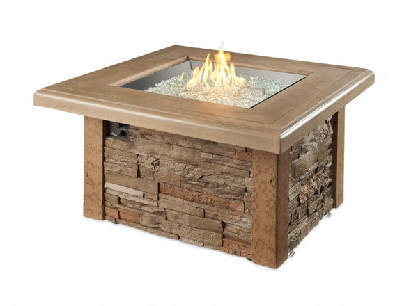 Sierra Square Gas Fire Pit Table by The Outdoor GreatRoom Company **FREE SHIPPING**