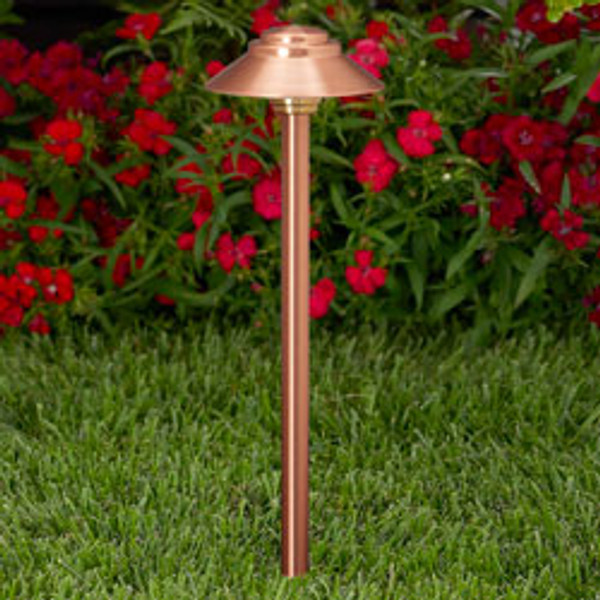 2128-CSN Solid Copper Path and Area Light by Vista Lighting