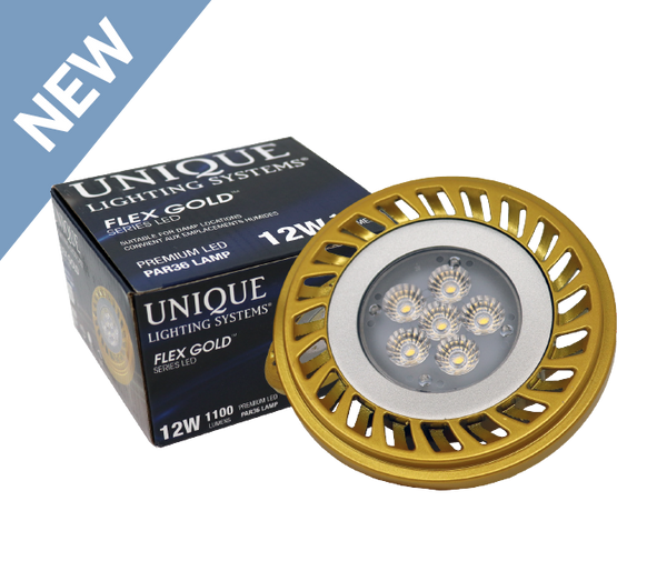 4 WATT Flex Gold PAR36 LED by Unique Lighting