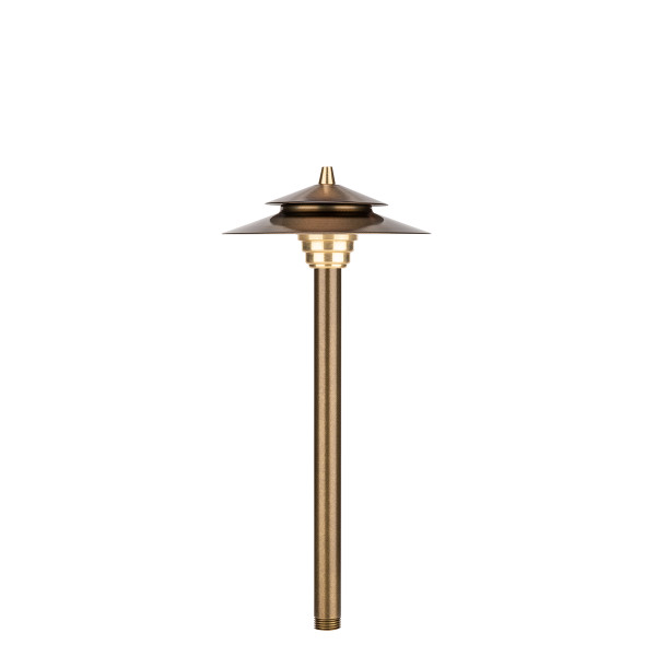 2125-BSO Olde Brass Path and Area Light by Vista Lighting