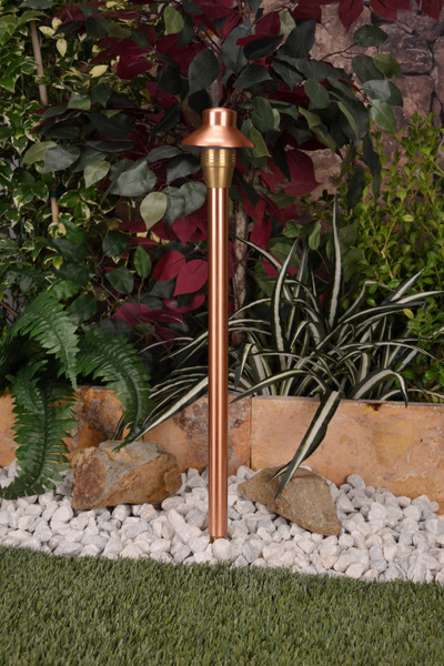 12v ILLUMINATOR 4 Copper Path Light by Unique Lighting Systems