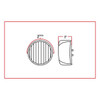 Trux Accessories LED Clear/Red Marker Light 2 1/2in