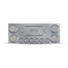 Trux Accessories TRUX Rear Center Panel w/ 4x4" & 6x2" Clear LEDs & 2 License LEDs - TU-9001LC