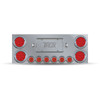 Trux Accessories TRUX Rear Center Panel w/ 4x4" & 6x2" Clear LEDs & 2 License LEDs - TU-9001LC