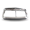 Universal Rectangular Flatline Headlight Bezel - Clear Amber