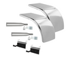 Hogebuilt Half-Tandem Low-Rider Fenders. SS Mirror Shine Pair