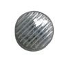 Trux Accessories 2 1/2" Round Clear Ribbed Amber LED Light