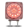 Trux Accessories Clear Amber / Clear Red Turn Signal & Marker Double Face LED Fender Light - Passenger Side - Double Post
