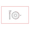 Trux Accessories 4" Clear Red Stop, Turn & Tail Super Diode LED Light
