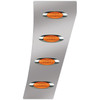 Phoenix Design 388 STD Hood Cowl Panels 11+ W/4 P-1 LED Clear Amber Lights