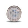 Trux Accessories 2" Round Clear Ribbed Red LED Light