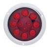 United Pacific Red Lens 12 LED Deep Dish Light