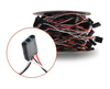 Trux Accessories Triple Female Bullet Plug Wire Harness 4" Spacing