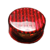 Trux Accessories TRUX 2.5" Red Ribbed LED Marker Light - TLED-2HR