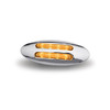 Trux Accessories TRUX Flatline Clear Amber Mini LED Marker Light (8 Diodes) - TLED-FG3CA