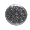 4" Mirrored White Round LED Light 12 Diodes (Trux Accessories)