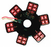 TRUX 5" Star Red LED Air Breather Lights (24 Diodes) (Trux Accessories) - TLED-X3R