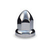 Trux Accessories Chrome Plastic 33MM Nut Cover with Flange, 2.5" Tall