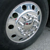 Trux Accessories Chrome Plastic 33MM Nut Cover with Flange, 2.5" Tall