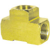 Brass Tee, FNPT, 1/4" Pipe Size