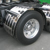 Fenders - Single - 80" Ribbed - Beaded Edge - 16 Ga.
