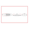 Trux Accessories Clear Amber LED Replacement for Panelite M1 (4 Diodes)