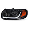 LED Projector Black Headlight Assembly - Driver Side