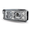 Trux Accessories Rectangular Halo LED Projector Headlight Assembly - Chrome (Driver Side)