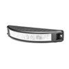 Trux Accessories Half Moon Surface Mount LED Worklight with Flat Bracket and Amber Strobe