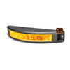 Trux Accessories Half Moon Surface Mount LED Worklight with Flat Bracket and Amber Strobe